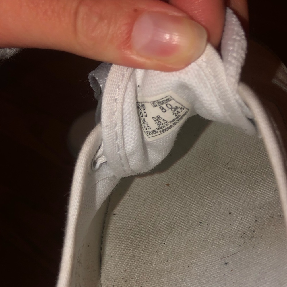 White Vans Authentic - Picture 5 of 5